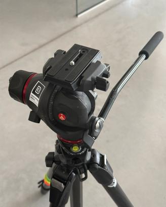 Manfrotto testa sfera foro video MH055M8-Q5