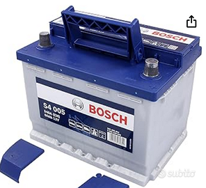 Batteria auto Bosch S4005 12V NUOVA mai collegata