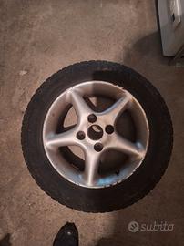 Cerchi R14 peugeot 206 e ruota di scorta con cric