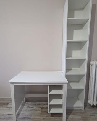 Scrivania e libreria IKEA (BRUSALI + BILLY)