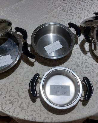Set Pentole marca AMC in acciao INOX