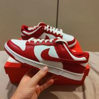 Nike dunk low rosso e bianco 39