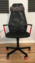 Sedia Poltrona da gaming IKEA con cuscino