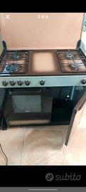 cucina a 5 fuochi a gas  zoppas 