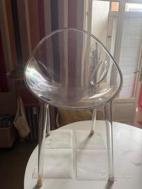 4 Sedie Kartell Mr Impossible trasparenti