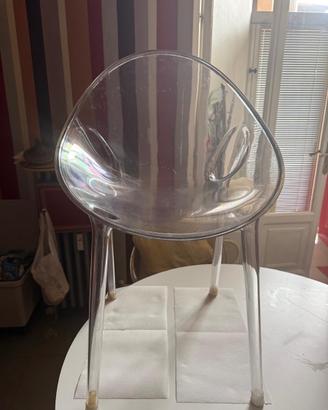 4 Sedie Kartell Mr Impossible trasparenti