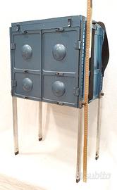 Attrezzi da pesca Vintage, Sgabello e Cassettiera