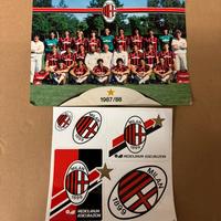 Cartolina del grande Milan 1987/88