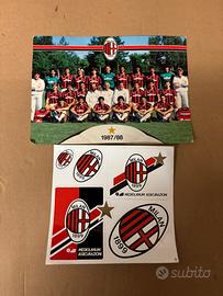 Cartolina del grande Milan 1987/88