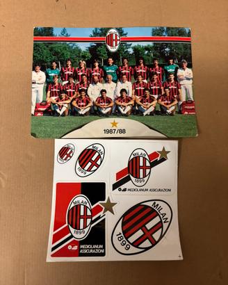 Cartolina del grande Milan 1987/88