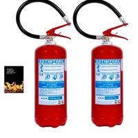 2 ESTINTORI POLVERE KG 6 ,  2 STAFFE , 2 CARTELLI 