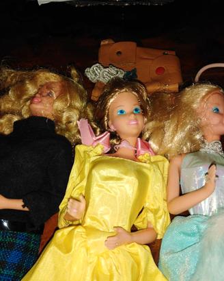Lotto barbie varie + barbie dream shop 1984