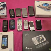 Lotto 13 cellulari vintage 1 tablet nokia samsung