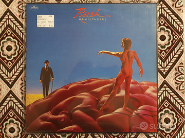 RUSH Hemispheres Vinile 1978 UK Rara Edizione