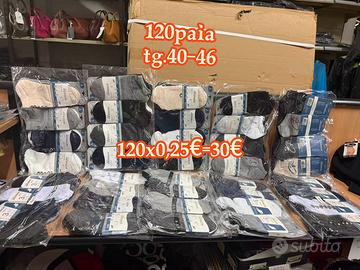 Maxi Stock 120 Paia Calzini Uomo corti