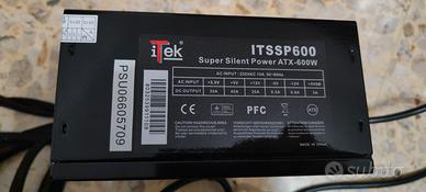 Alimentatore itek super silent Power atx-600W