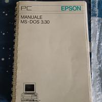 manuali originali DOS 3.30 e per Epson PC AX/AX2