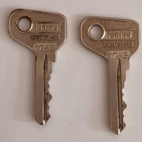 Chiave Fiat porte Cromodora Torino codice EB 1753