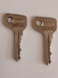 Chiave Fiat porte Cromodora Torino codice EB 1753