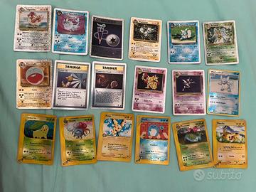 LOTTO CARTE HOLO REVERSE POKEMON