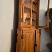 Madia angolare legno di pino