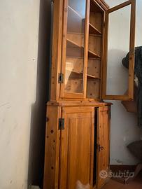 Madia angolare legno di pino