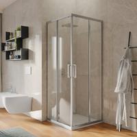 Box doccia 80x80 cm angolare scorrevole