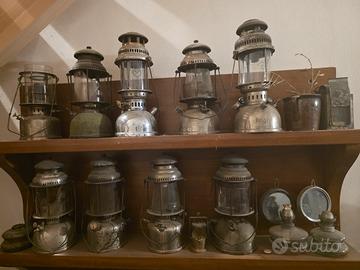 Lampade a petrolio e lanterne vintage