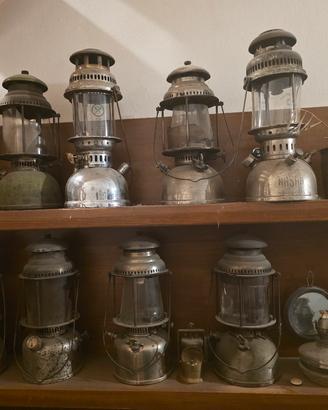 Lampade a petrolio e lanterne vintage