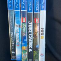 6 giochi per Playstation 4