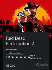Gioco Xbox Red Dead