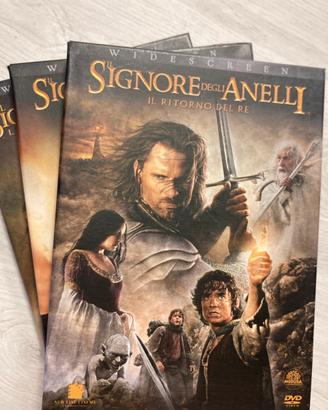 Il Signore degli anelli trilogia dvd doppi
