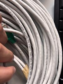 Cavo di rete LAN Ethernet Cat.6 U/UTP 23AWG 50m
