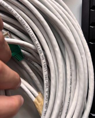 Cavo di rete LAN Ethernet Cat.6 U/UTP 23AWG 50m