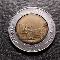 500 Lire 1990 Quirinale -Testa grande Italia