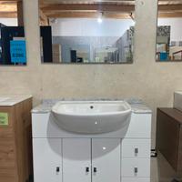 MOBILE BAGNO A TERRA 100 CM - NUOVO CON MARMO