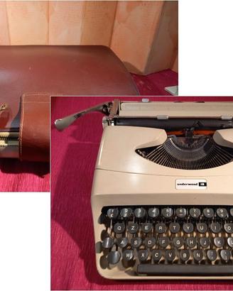 Macchina da scrivere Olivetti-Underwood + custodia
