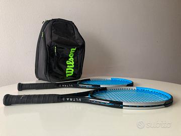 Racchette Wilson Ultra 100 V3 + zaino Wilson Blade