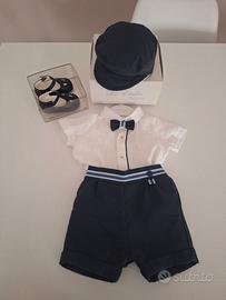 Abito sartoriale battesimo taglia 6 mesi