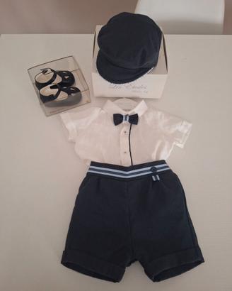 Abito sartoriale battesimo taglia 6 mesi