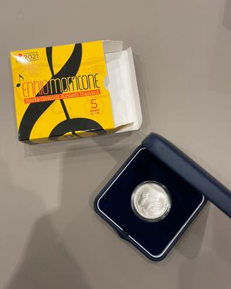 Moneta collezione argento Ennio Morricone