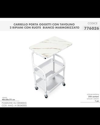  carrello salva spazio con Ruote 