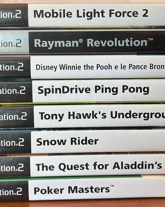 Lotto 8 giochi per Ps2