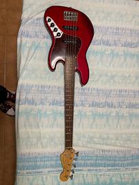 BASSO 5 CORDE FENDER DELUXE ACTIVE JAZZ + CUSTODIA