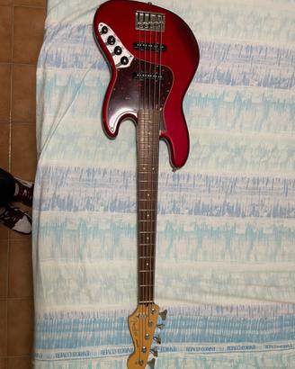 BASSO 5 CORDE FENDER DELUXE ACTIVE JAZZ + CUSTODIA
