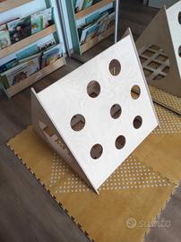 Triangolo Montessori tripla superficie di gioco