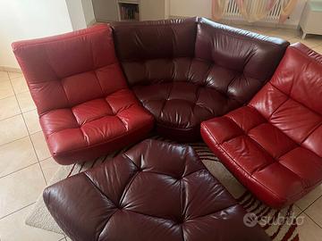 Divano vera pelle chateau d ax