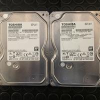 2x Hard Disk Toshiba 1TB DT01ACA100 Come Nuovi