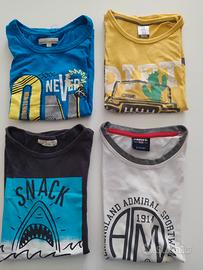 set canottiere 8 anni