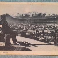 Cartolina Lubiana Posta Militare PNF B/N 1941